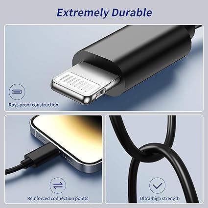 2 Pack Apple MFi Certified Headphone Jack Adapter