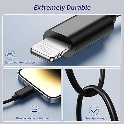 2 Pack Apple MFi Certified Headphone Jack Adapter