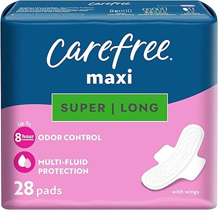 Carefree Maxi Pads for Women