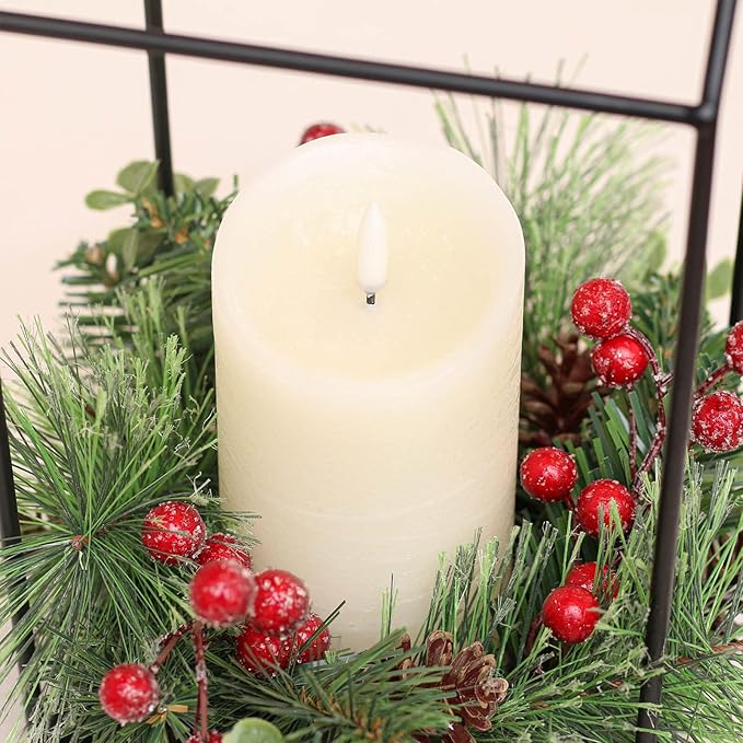 Flameless Candles with Remote, Real Wax Battery Set of 3