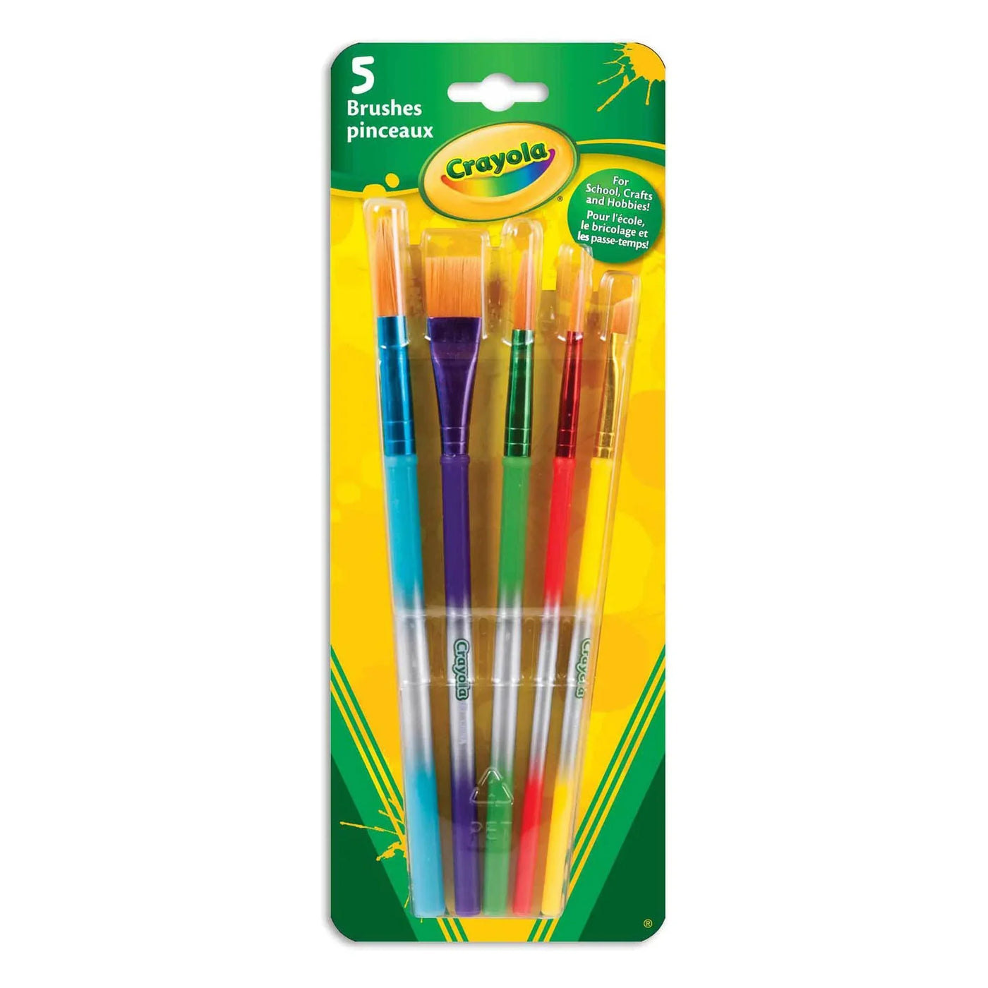 Crayola Paintbrush Set, 5 Paint Brush Styles